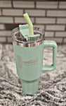 (NOT Matcha Green) Stainless Steel Straws with Silicone Cover