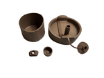 4pcs/set Color Multifunctional/Leakproof Silicone Tumbler Cup Accessory Kit