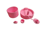 4pcs/set Color Multifunctional/Leakproof Silicone Tumbler Cup Accessory Kit