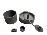 4pcs/set Color Multifunctional/Leakproof Silicone Tumbler Cup Accessory Kit